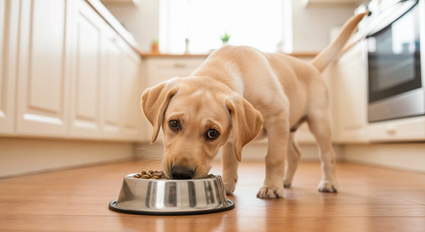 Alimentation du chiot Labrador : nourrir une grande race en croissance